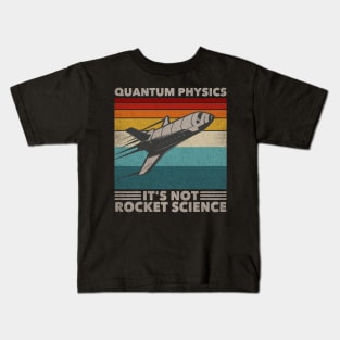 Funny Retro 80´s Rocket Science Quantum Physics Kids T-Shirt